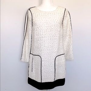 Jcrew Collection Cream Boucle Dress Size 4